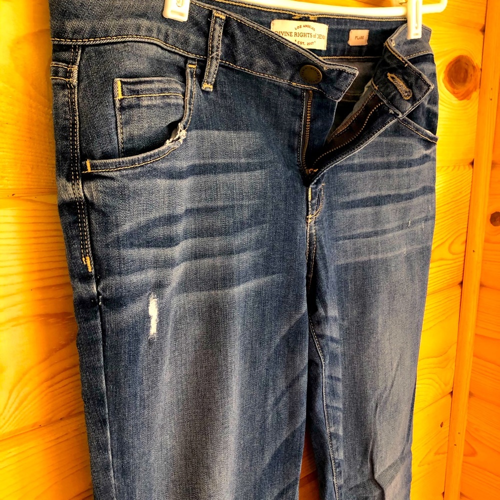 DRD “Norah” Distressed Flare Jean